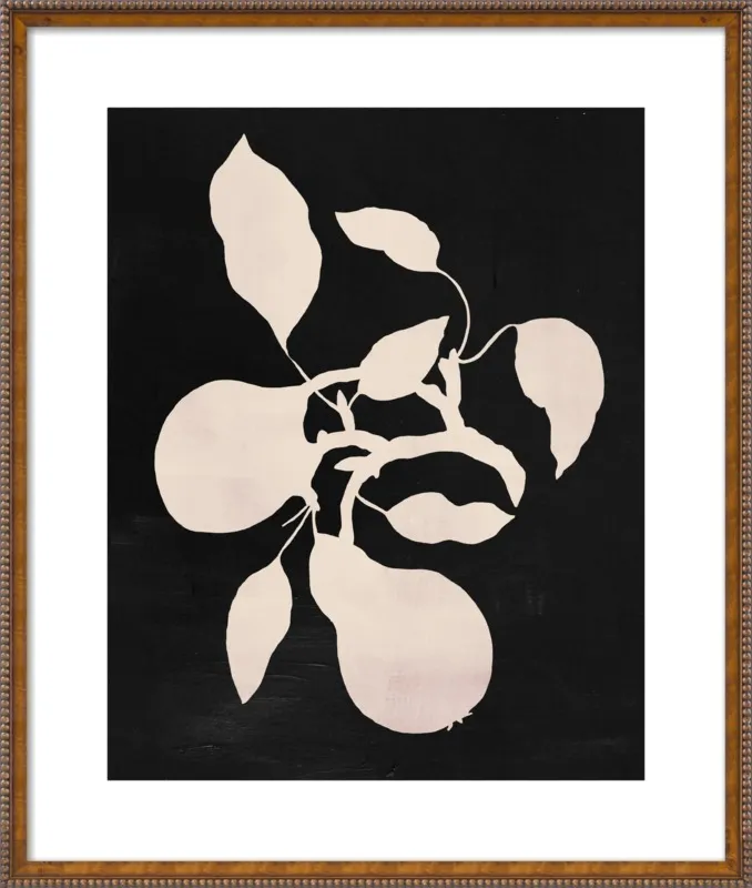 pears black and white by Ruti Shaashua for Artfully Walls