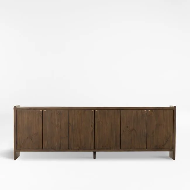 Oscar 78" Wood Storage Media Console