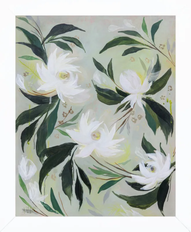 White Gardenia by Rachel Roe for Artfully Walls