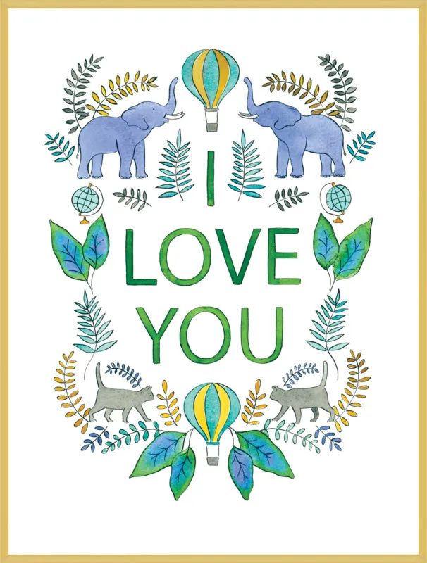 I Love You by Rachel Rogers for Artfully Walls