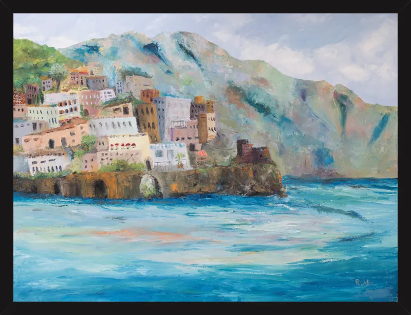 Amalfi Coast by Renee A Ortiz for Artfully Walls