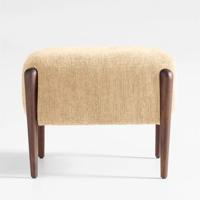 Santi 21.75" Wood Ottoman