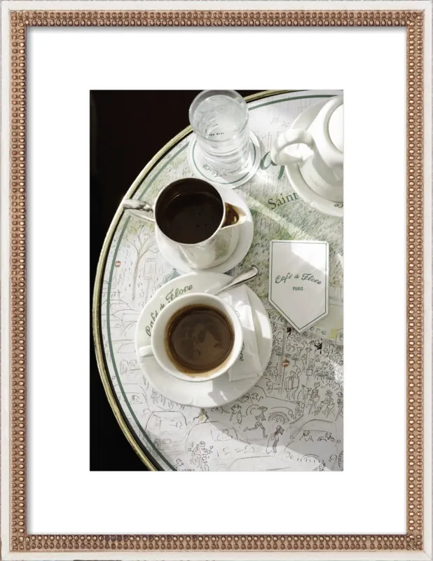 Chocolat chaud au Café de Flore by Lauren & Annael Tolila for Artfully Walls