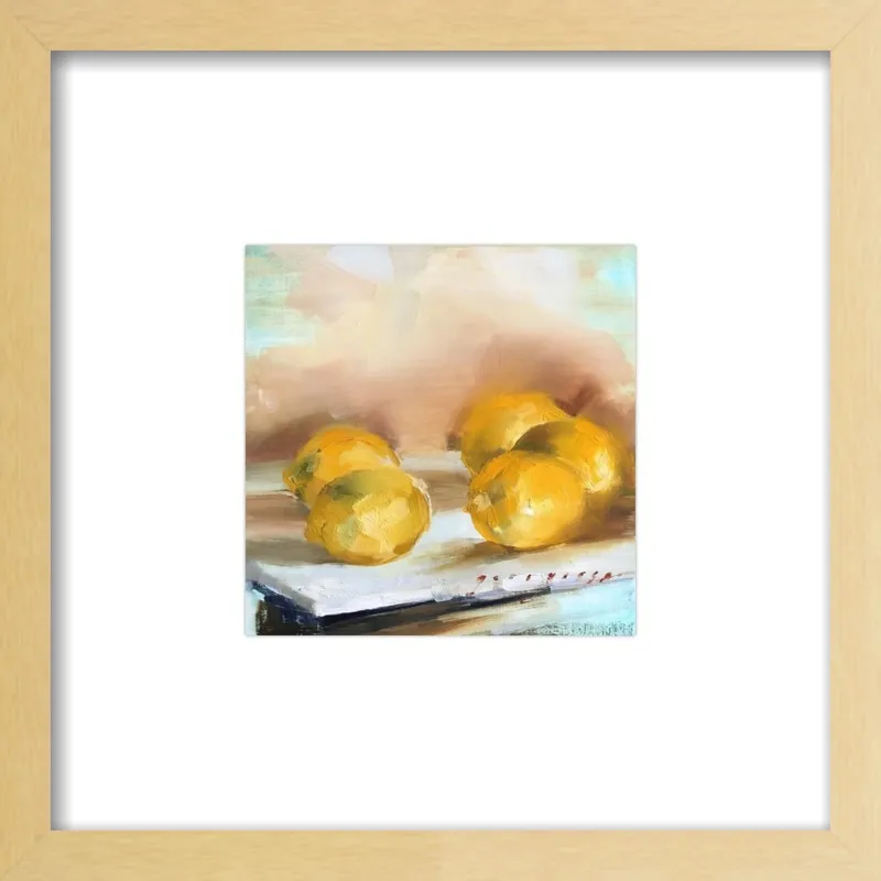 "Lemons" by Georgesse Gomez for Artfully Walls