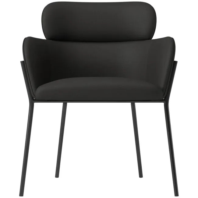 Azalea Kanvas Ebony Dining Chair