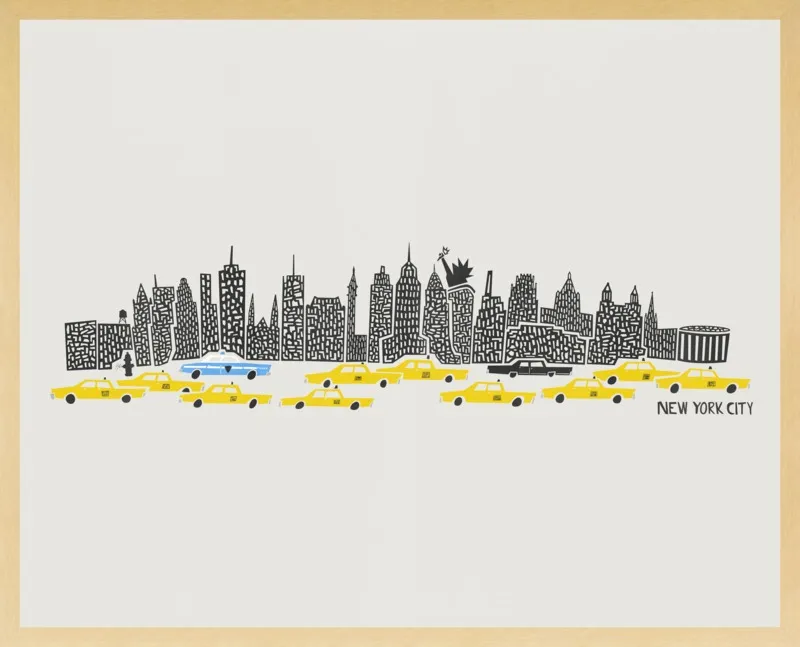 New York Skyline by Mark & Suumin - Fox & Velvet for Artfully Walls
