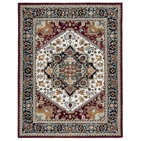 Heritage Row Heriz Medallion Area Rug