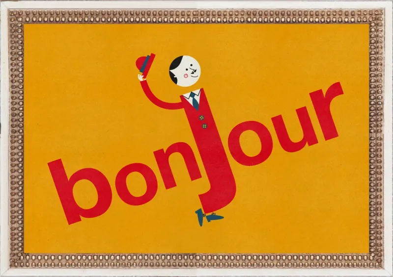 Bonjour by Blanca Gómez for Artfully Walls