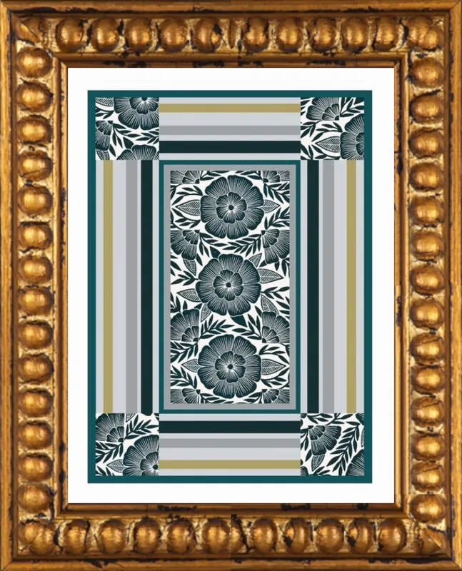 Botanical Frame 1 by Katharine Watson for Artfully Walls