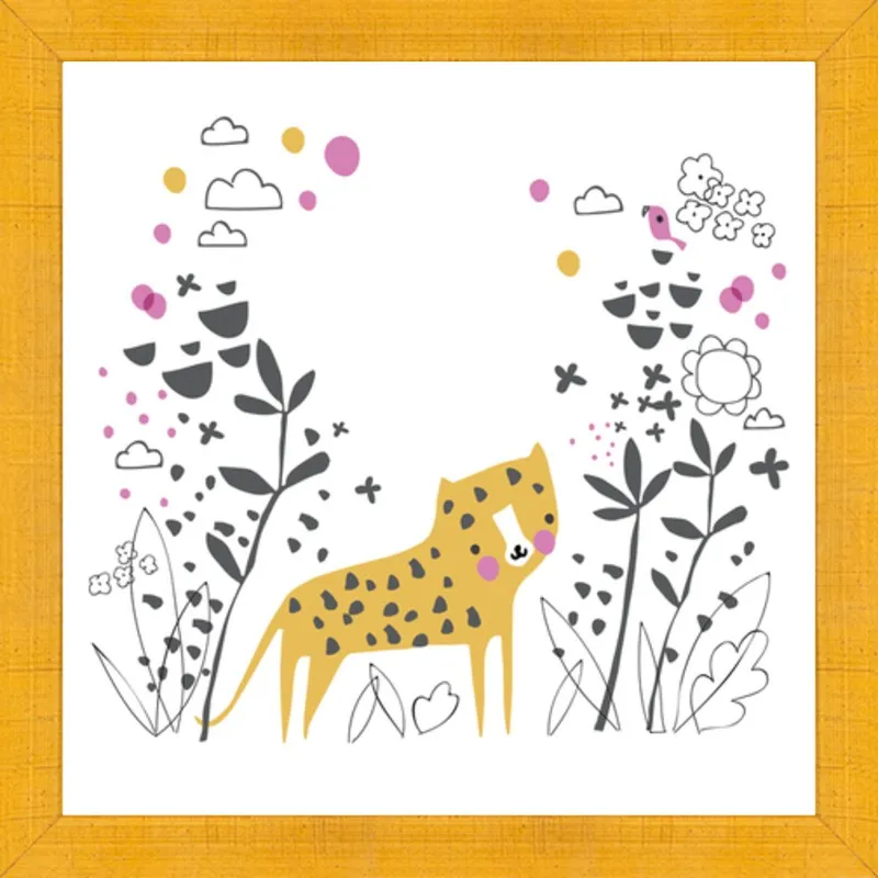 Little jungle leopard by Lizzie Mackay for Artfully Walls
