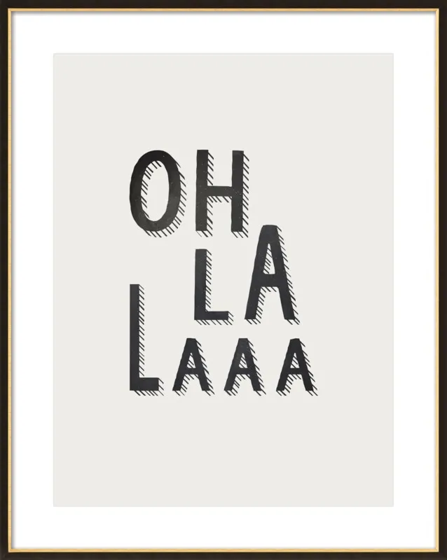 Oh la la by Lonneke de Roos - Kind of Style for Artfully Walls