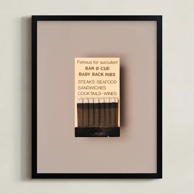 Famous Food Black Limited Edition Fine Art Print