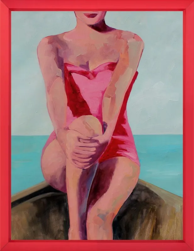 Woman in a Boat by T. S. Harris for Artfully Walls