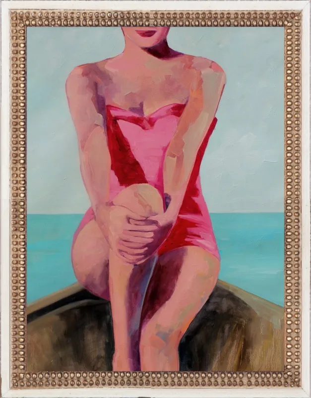 Woman in a Boat by T. S. Harris for Artfully Walls