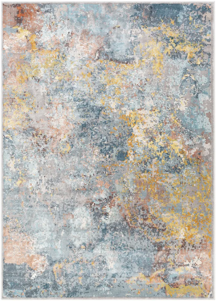Mediterranean Beige Indoor 8'10" x 12' Machine Woven Rug