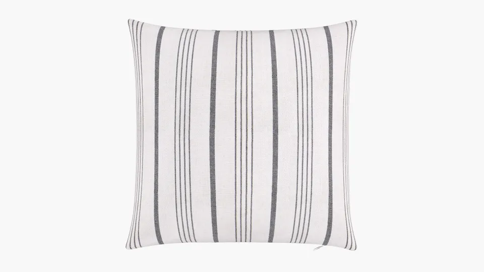 Throw Pillow 20", Black Market Stripe, 20" x 20"