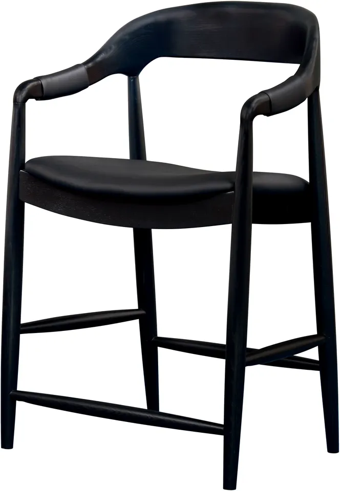 Kisco Faux Leather 37"H x 24"W x 19"D Counter Stool