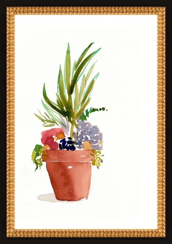 Succulent Garden by Christine Lindstrom for Artfully Walls