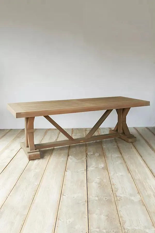 Trestle Teak Dining Table