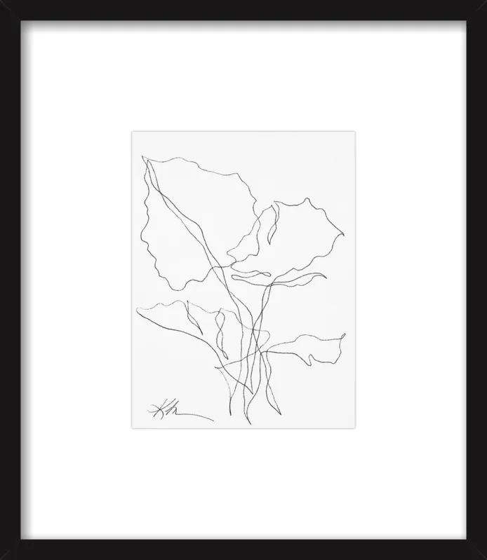 Ink Botanical 4 by Kellie Lawler for Artfully Walls