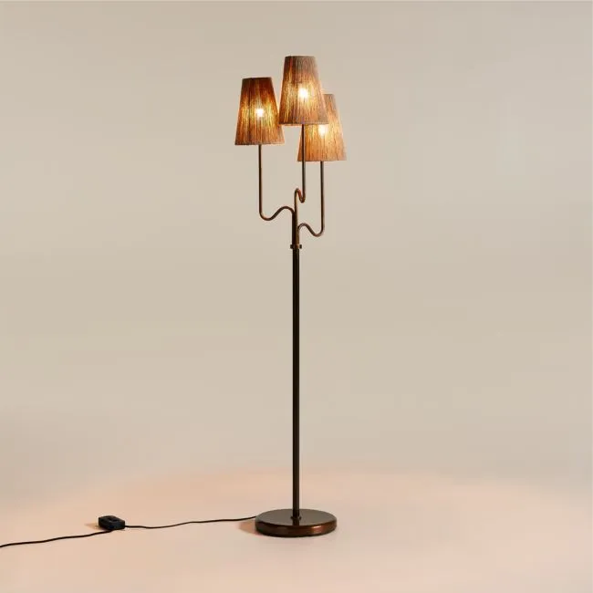 Ellery 3-Light Floor Lamp 68" by Jake Arnold