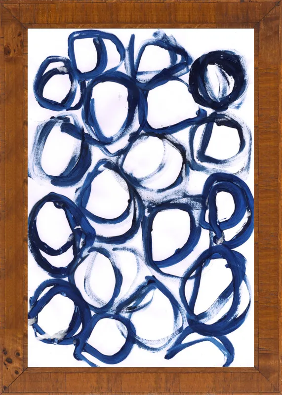 Blue Loops by morioke for Artfully Walls
