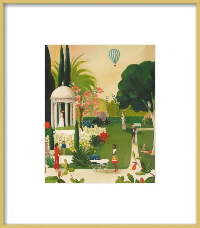A Fainting in the Botanical Gardens by Janet Hill for Artfully Walls