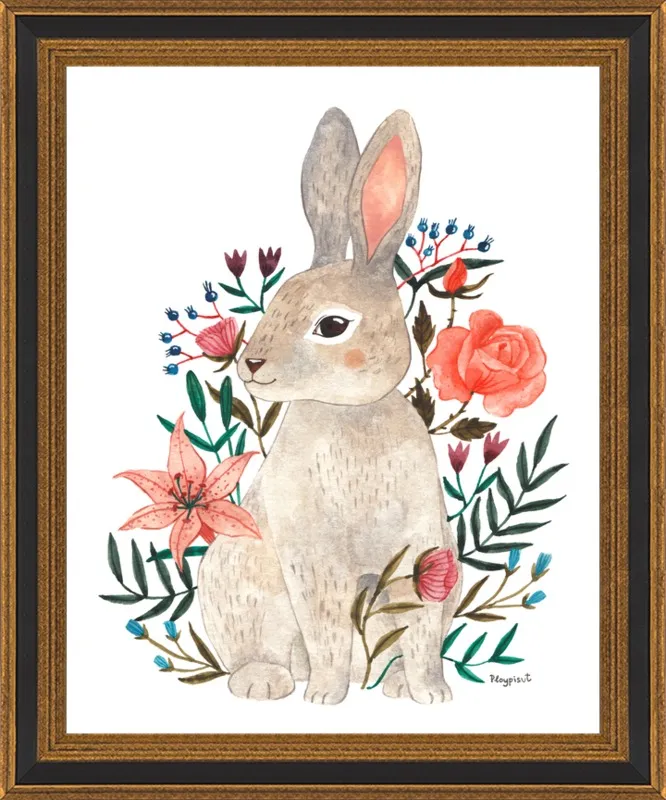 Rabbit by Ploypisut for Artfully Walls