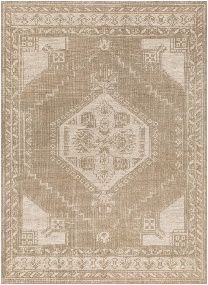 Zahra Beige Indoor 8'10" x 12' Handmade Rug