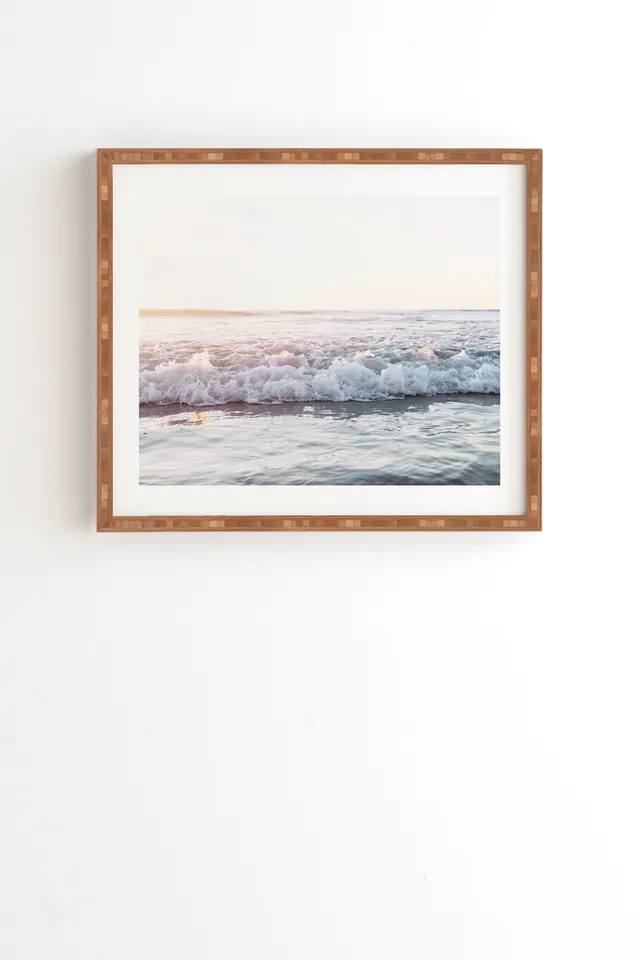 Sun Kissed by Bree Madden - Framed Wall Art Bamboo 30" x 30"