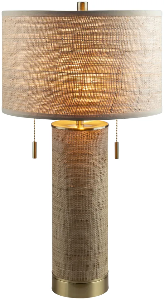 Livonia  Natural 28"H x 15"W x 15"D Accent Table Lamp