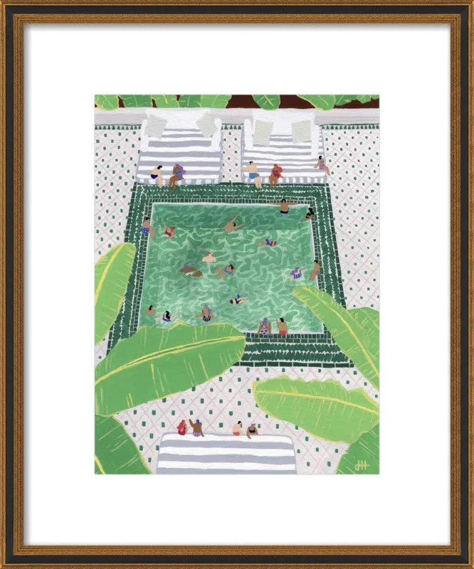 Green Riad by Joanne Ho for Artfully Walls