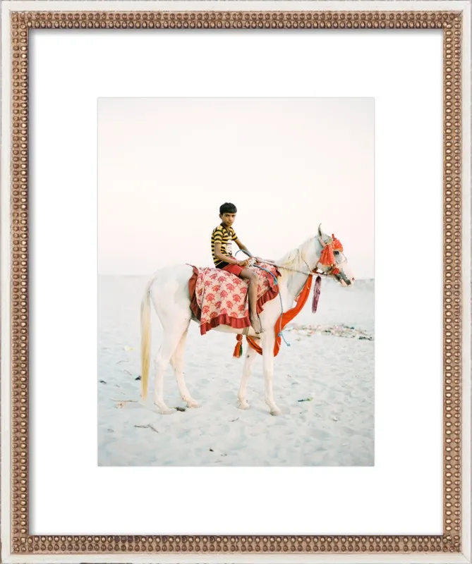 Boy on Horse by Andrew Jacona for Artfully Walls