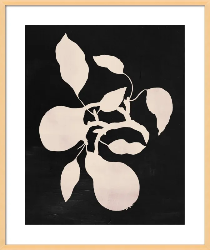 pears black and white by Ruti Shaashua for Artfully Walls