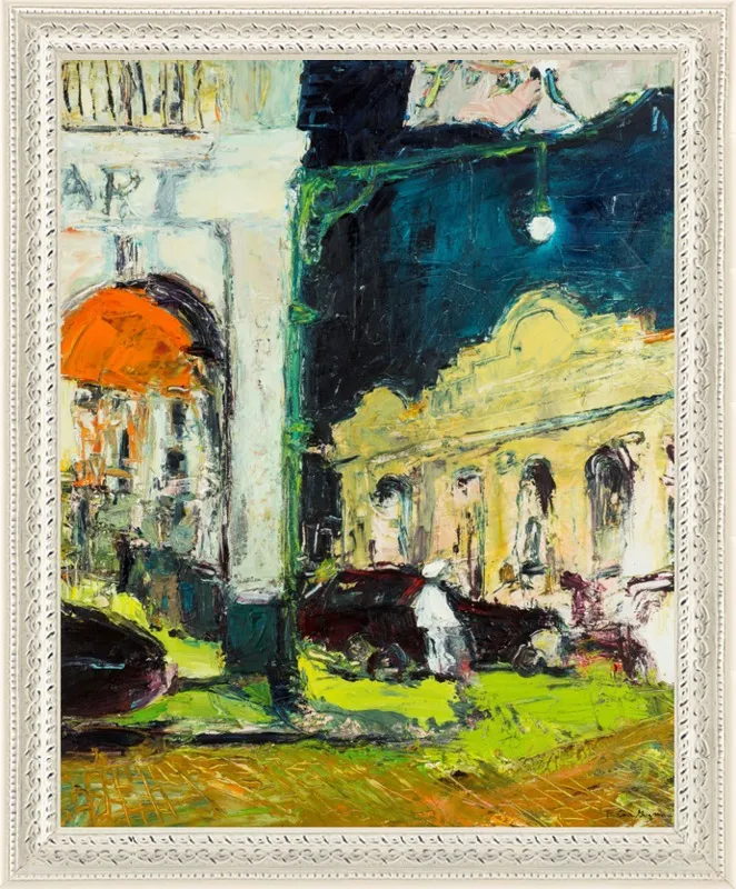 La Vida Cuba Street Corner near Sloppy Joe Bar in Old Havana by Ana Guzman for Artfully Walls
