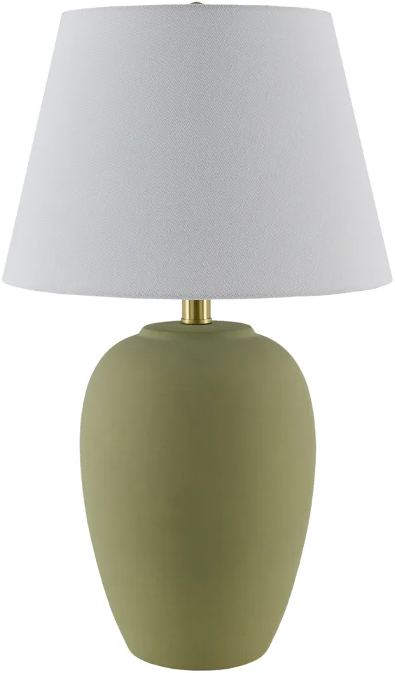 Matera  Hand Painted 22"H x 13"W x 13"D Accent Table Lamp