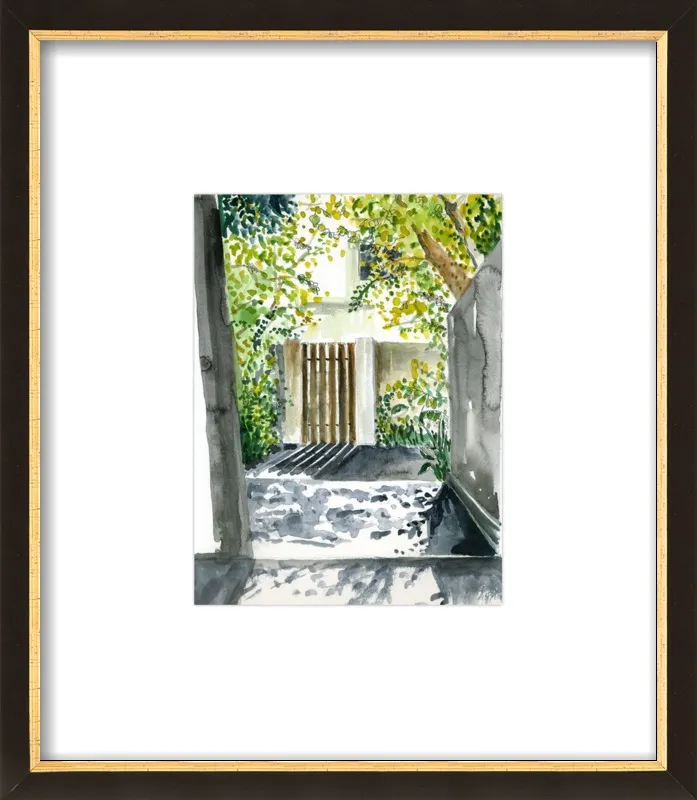 Garden Gate by Miri Eshet for Artfully Walls