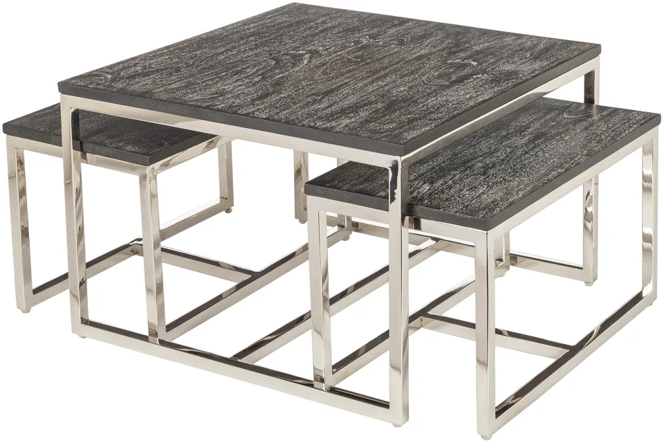 Morwell  16"H x 24"W x 24"D,  12"H x 22"W x 12"D,  12"H x 22"W x 12"D End Table