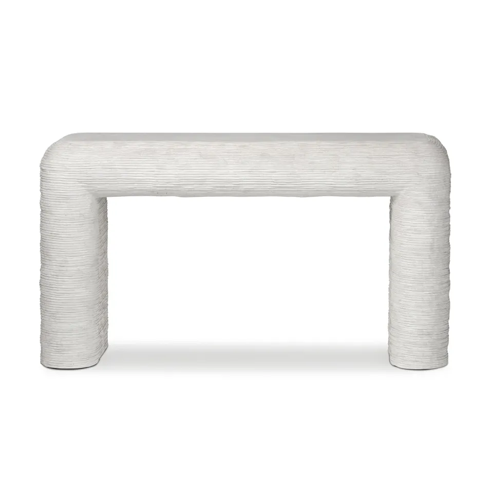 Cirri Console Table - Smooth Lunar Concrete