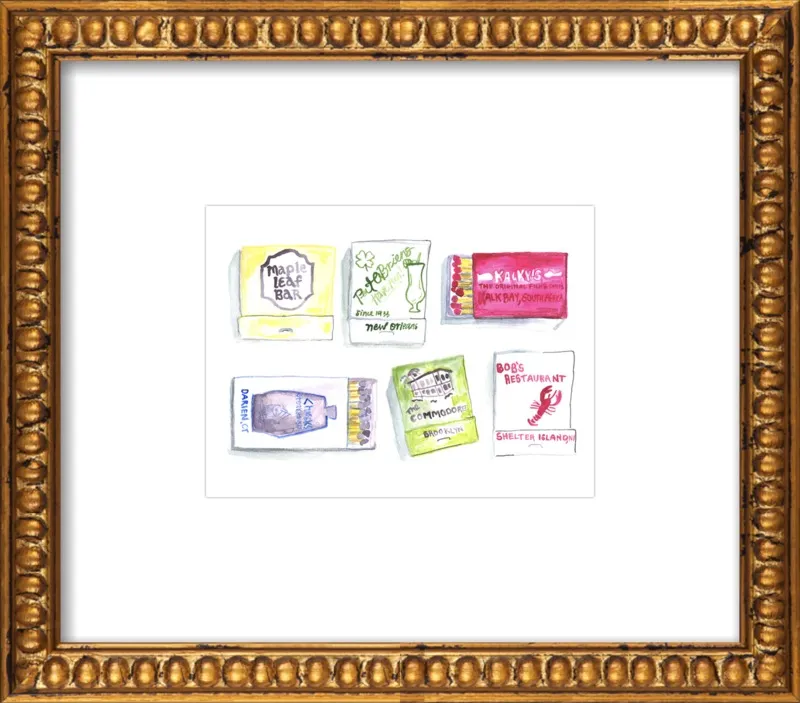 Matchbook Collection by Larsen McDowell for Artfully Walls
