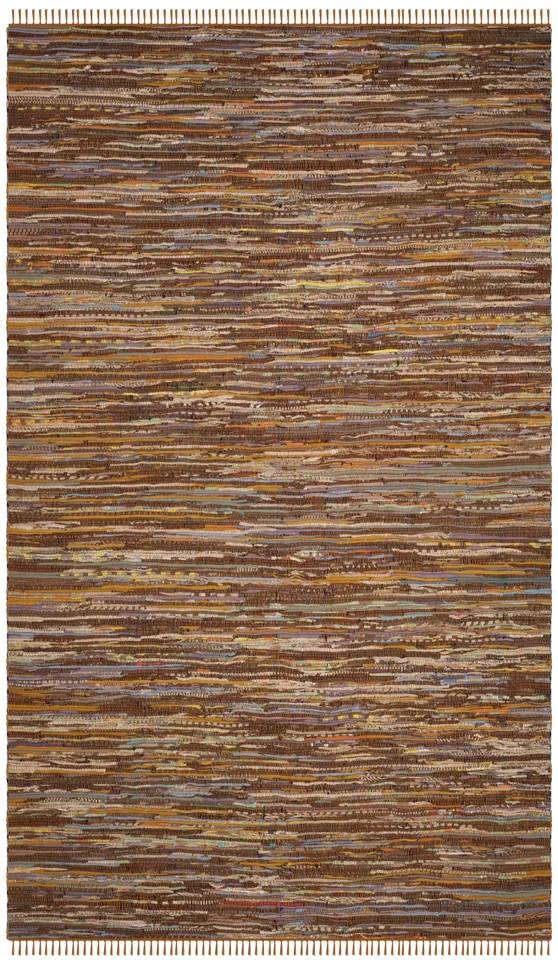 Arlo Home Hand Woven Area Rug, RAR127N, Gold/Multi,  6' X 9'