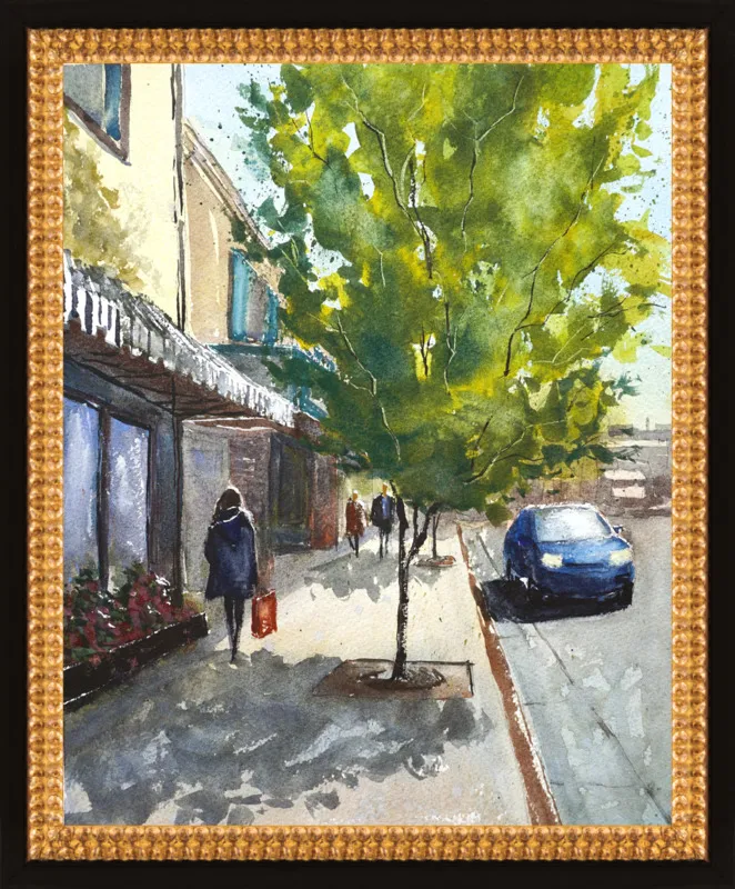 Shops in Laguna by Lauren Dusing for Artfully Walls