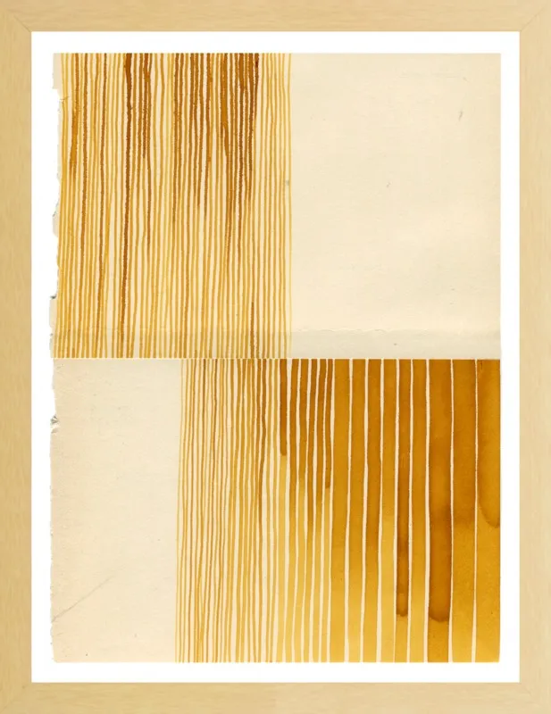 Not a Circle (Ochre 2) by Kate Castelli for Artfully Walls