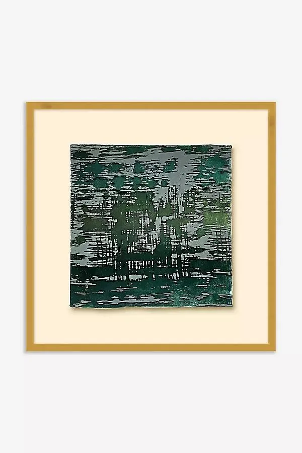 Velvet Brushstroke Shadowbox Wall Art
