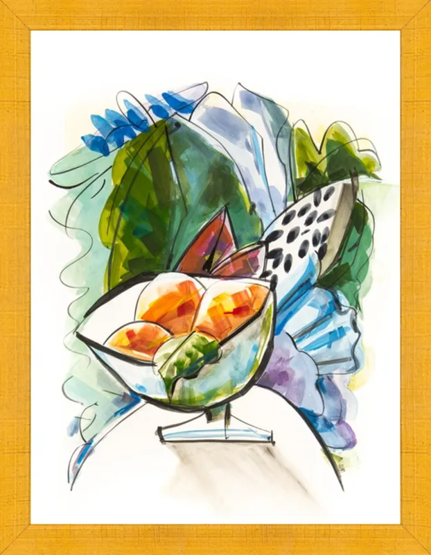 Still life with oranges by Becky Aubry for Artfully Walls