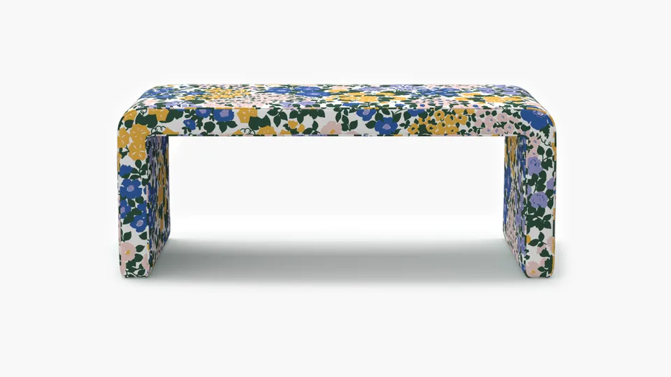 Waterfall Bench, Lavender Million Flowers