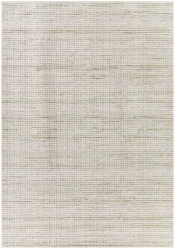 Siyah White Indoor 7'10" x 10' Machine Woven Rug