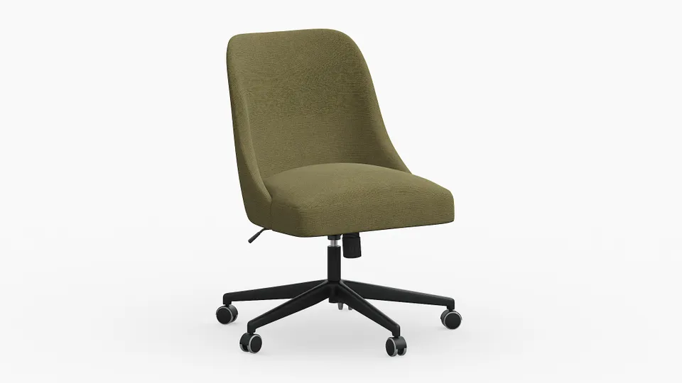 Tailored Task Chair, Olive Everyday Linen
