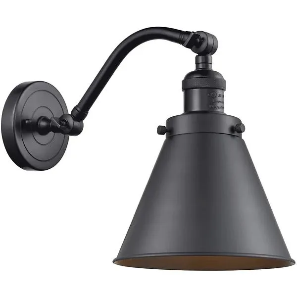 Zachary Curved Arm Wall Sconce