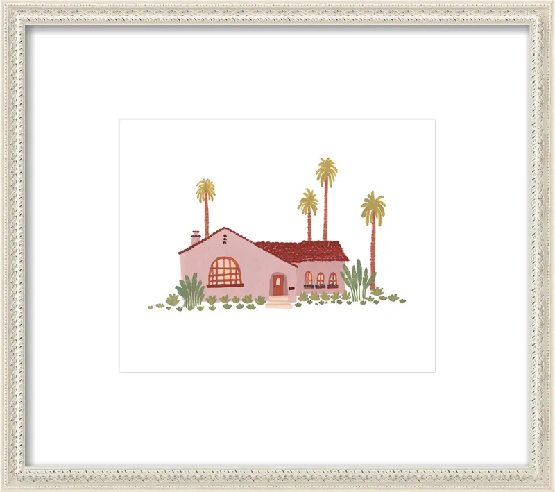 Pink Bungalow by Taylor Ann for Artfully Walls